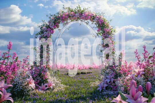 2653Floral Arch