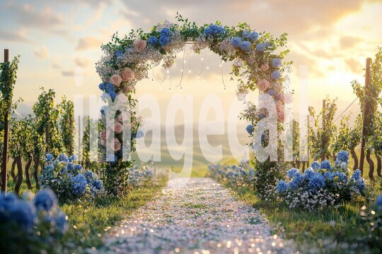 2968Floral Arch