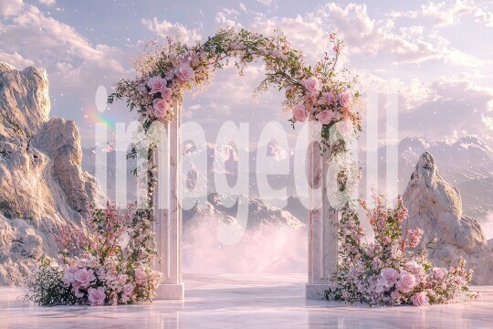 3138Floral Arch