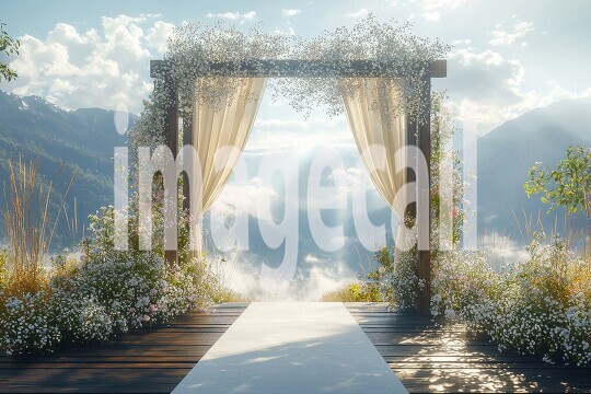 3157Floral Arch
