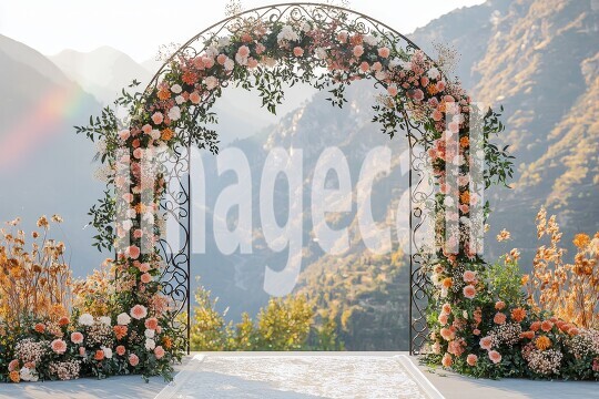 3174Floral Arch
