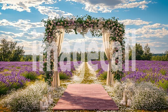 3177Floral Arch