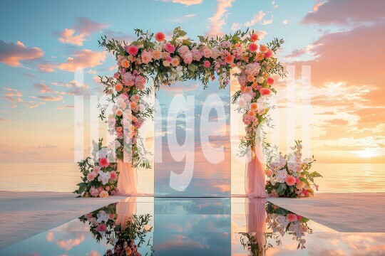 3185Floral Arch