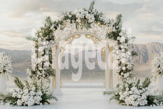 3195Floral Arch