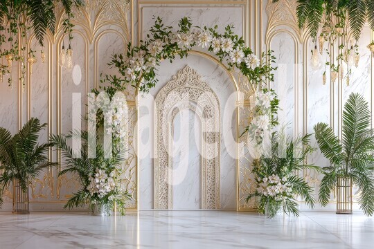 3197Floral Arch
