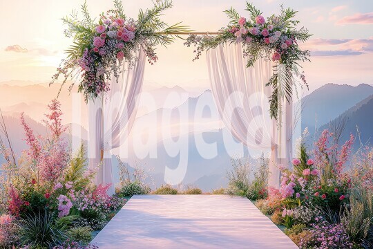 3207Floral Arch