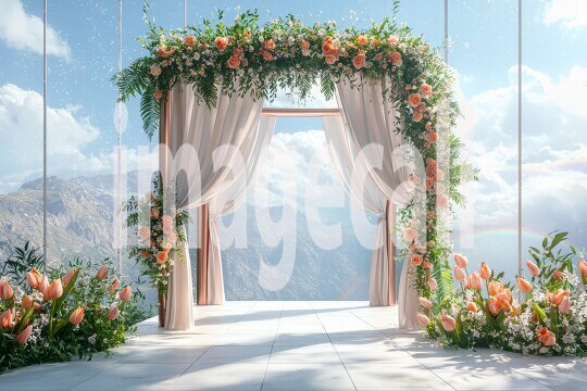 3296Floral Arch