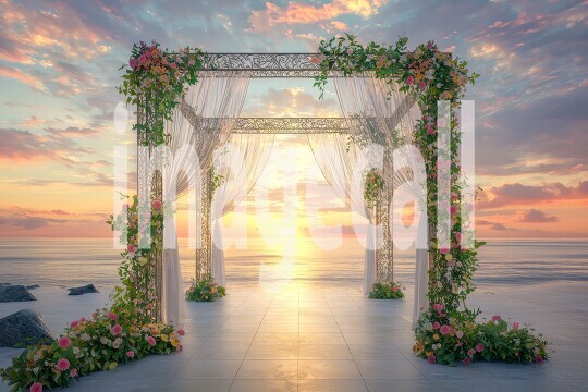3304Floral Arch