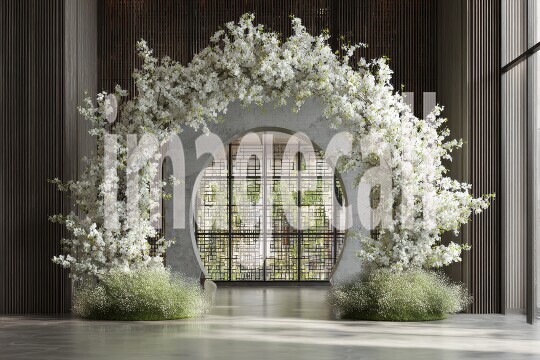 3372Floral Arch