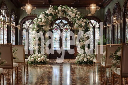 3389Floral Arch