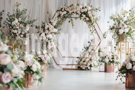 3391Floral Arch
