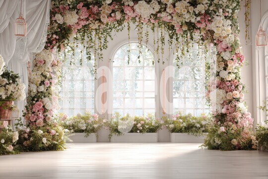 3395Floral Arch