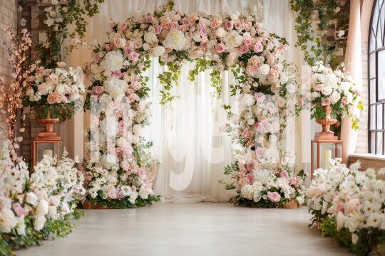 3397Floral Arch