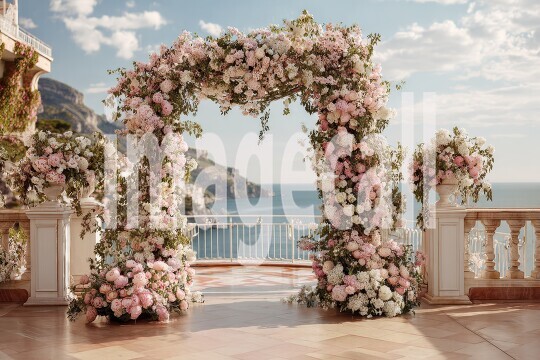 3464Floral Arch