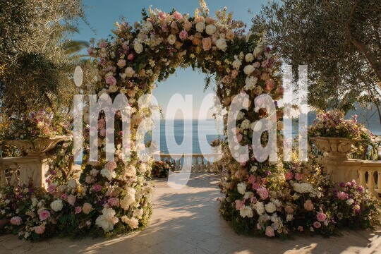 3466Floral Arch