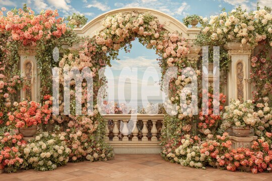 3474Floral Arch