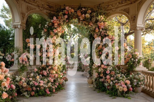 3480Floral Arch