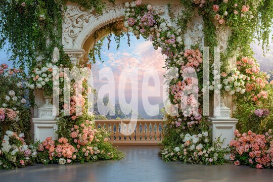 3484Floral Arch