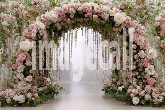 3539Floral Arch