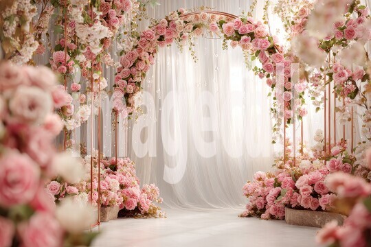 3574Floral Arch
