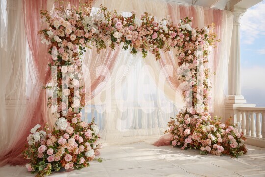 3577Floral Arch