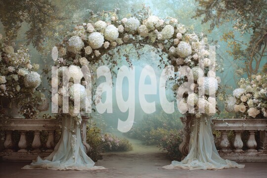 3654Floral Arch