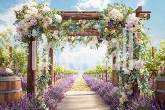 3663Floral Arch