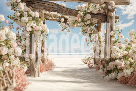 3666Floral Arch