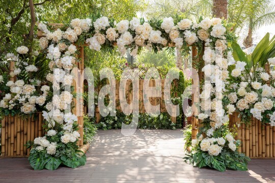 3671Floral Arch