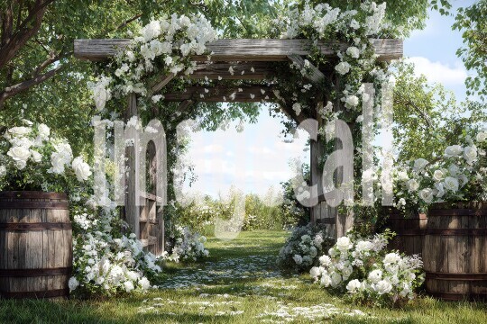 3672Floral Arch