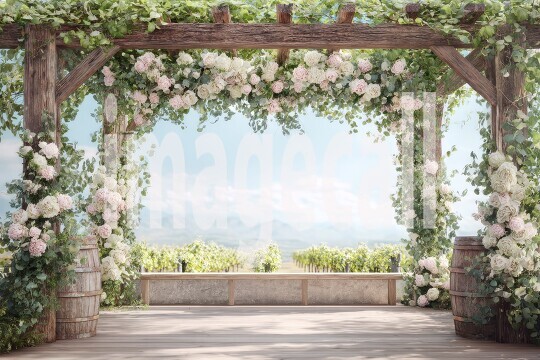 3676Floral Arch