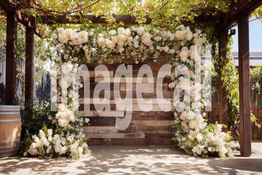 3677Floral Arch