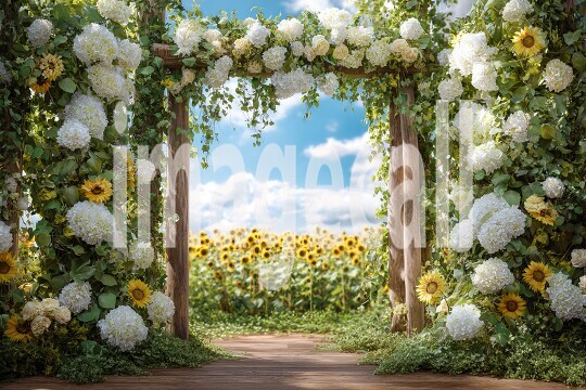 3744Floral Arch