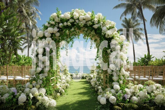 3748Floral Arch