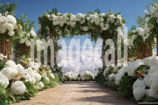 3750Floral Arch