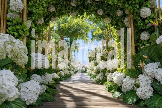 3751Floral Arch