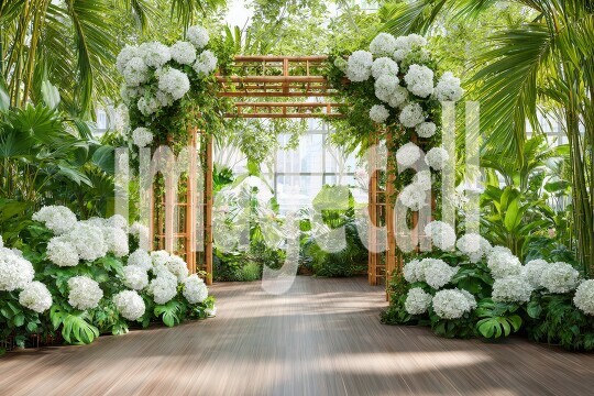 3757Floral Arch