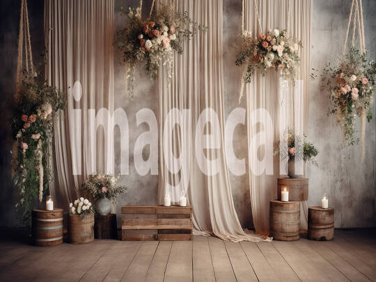 A057 Romantic Boho Rustic Backdrops - Set 1 (5)