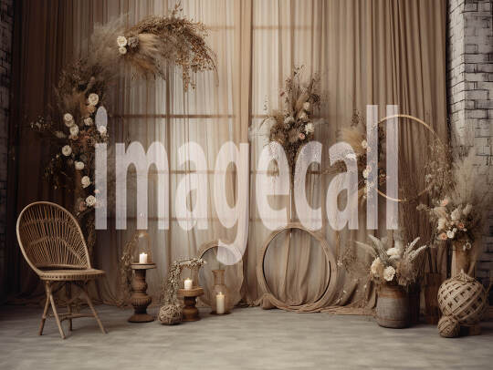 A058 Romantic Boho Rustic Backdrops - Set 2 (4)
