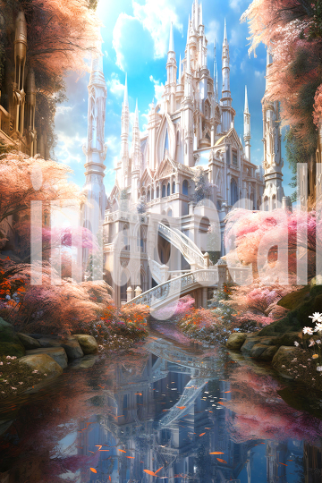 A068 Fantasy Palace Painting Backdrops - Set 1 (1)
