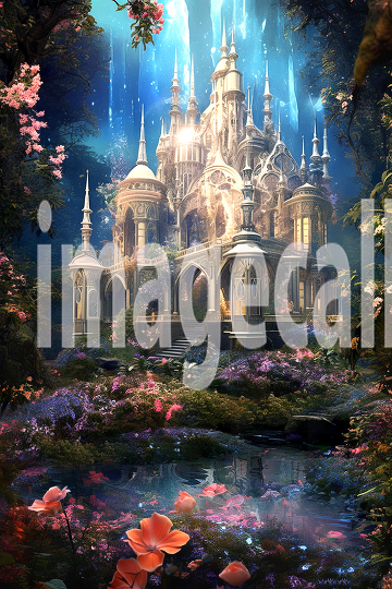 A068 Fantasy Palace Painting Backdrops - Set 1 (4)