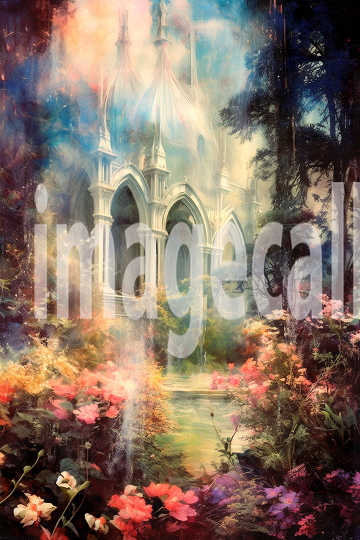 A069 Fantasy Palace Painting Backdrops - Set 2 (2)