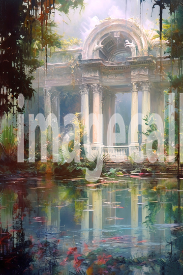 A069 Fantasy Palace Painting Backdrops - Set 2 (3)