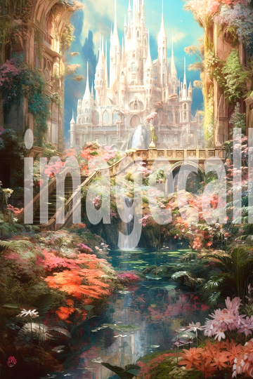 A069 Fantasy Palace Painting Backdrops - Set 2 (4)