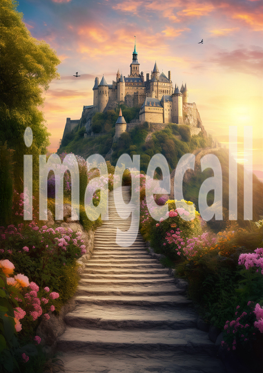 A082 Fantasy Castle Stairways (1)