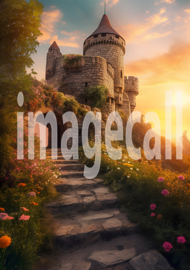 A082 Fantasy Castle Stairways (10)