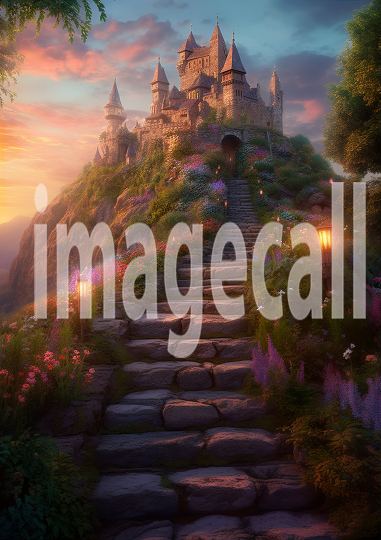 A082 Fantasy Castle Stairways (12)