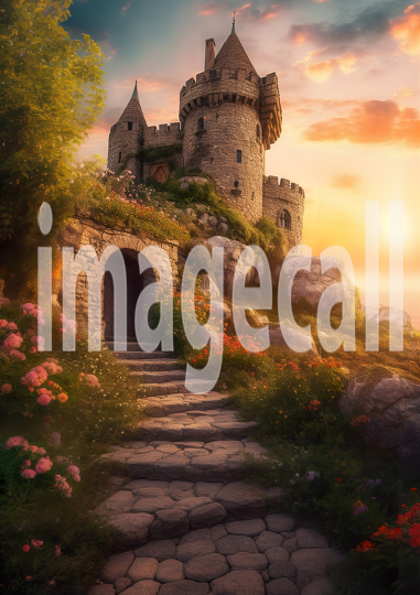 A082 Fantasy Castle Stairways (3)