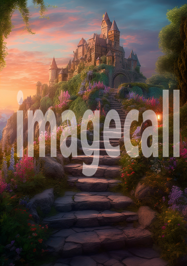 A082 Fantasy Castle Stairways (4)