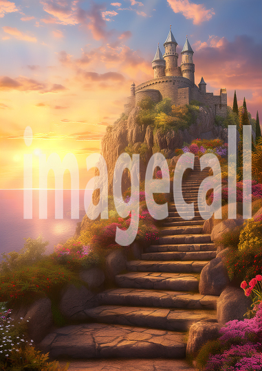 A082 Fantasy Castle Stairways (5)